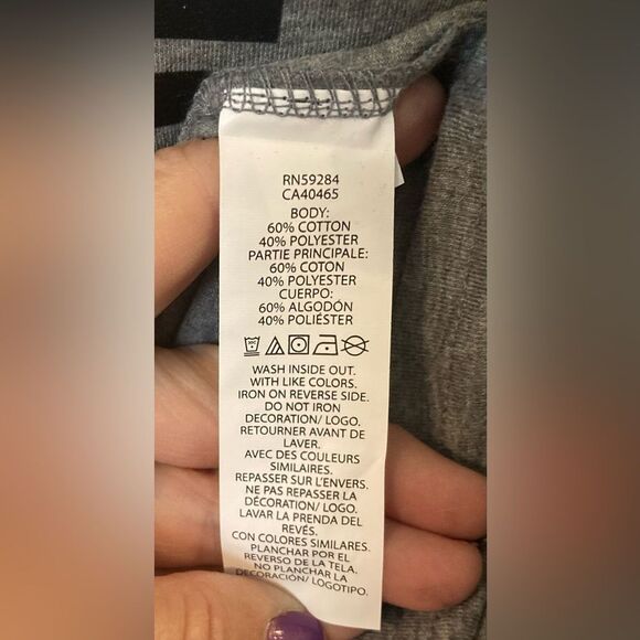 Childrens Place Boys Like A Boss Graphic Raglan Hooded T Shirt M 7/8 Gray - Picture 8 of 8